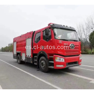 Camión de bomberos de espuma de agua FAW 10 toneladas